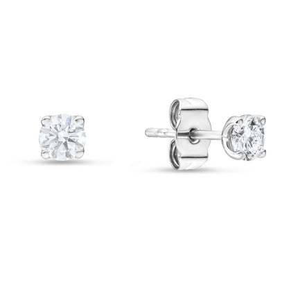 0.50ct Diamond Stud Earrings in White Gold