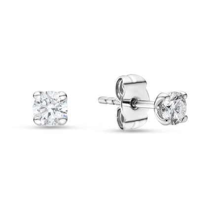 0.60ct Diamond Stud Earrings in White Gold