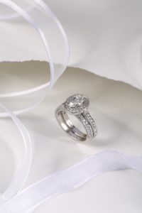 diamond ring and wedding ring